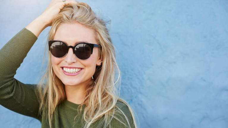 Woman smiling confidently in Northborough MA | Botox Treatment