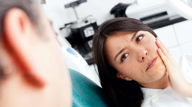 Woman receiving TMJ treatment in Northborough MA | BOTOX
