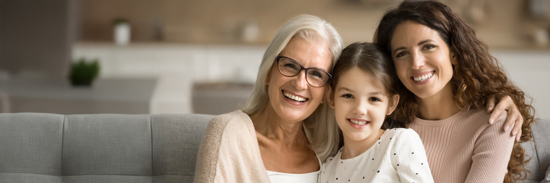 A family smiling after a Composite Fillings treatment in Northborough, MA