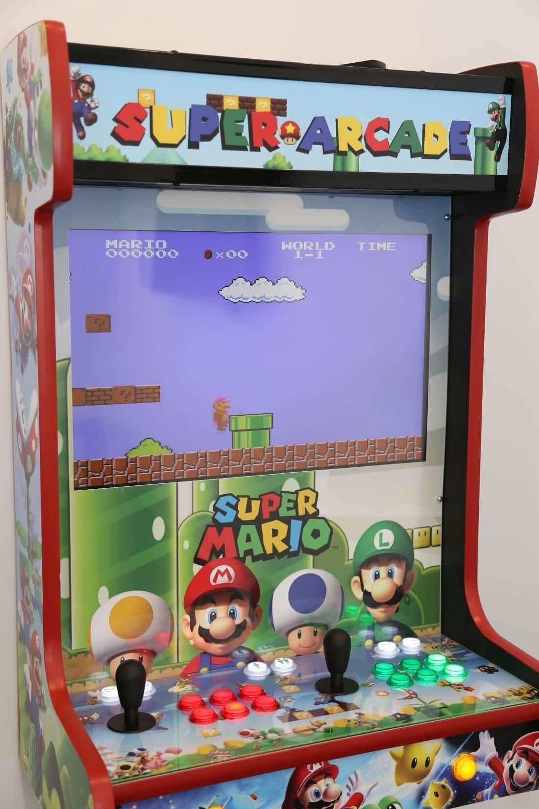  Our video arcade system for kids in our office